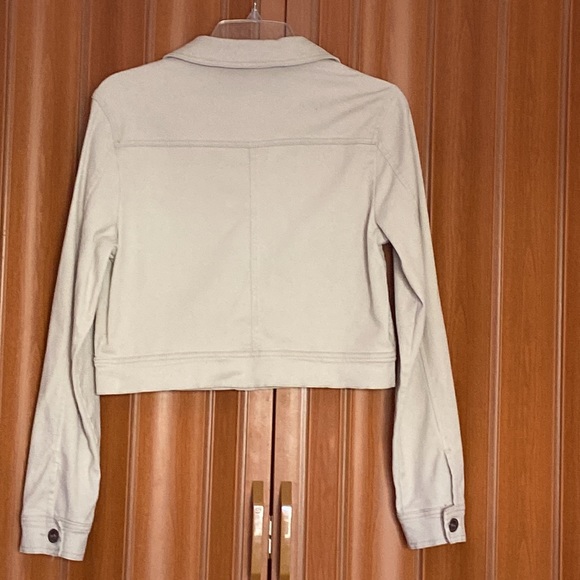 Max Rave Beige Denim Jacket Size M - Picture 6 of 10